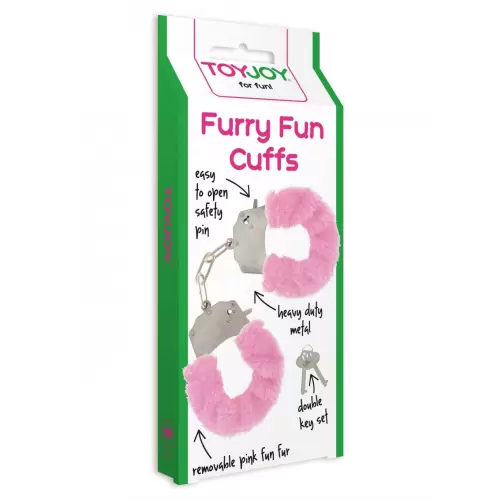 Kajdanki-FURRY FUN CUFFS PINK PLUSH