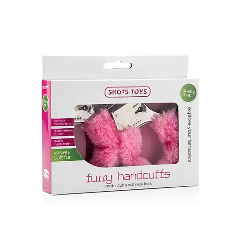 Furry Handcuffs - Pink