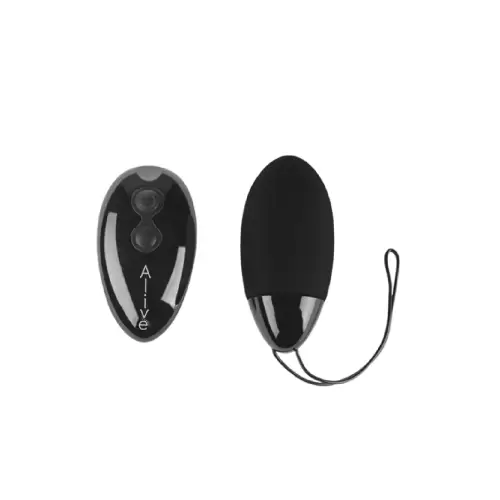 Jajko/wibr-Wibrator - Magic Egg Max Remote control. Func:10.Black. AAA