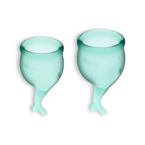 Feel Secure Menstrual Cup dark green