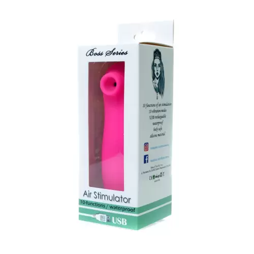 Air Stimulator USB 10 functions Dark Pink